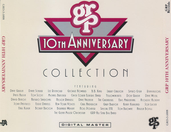 Various : GRP 10th Anniversary Collection (3xCD, Comp, RM)