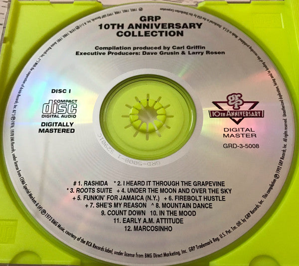 Various : GRP 10th Anniversary Collection (3xCD, Comp, RM)