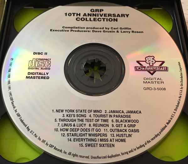 Various : GRP 10th Anniversary Collection (3xCD, Comp, RM)