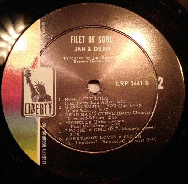 Jan & Dean : Filet Of Soul (LP, Album, Mono)
