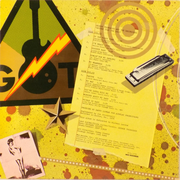 George Thorogood And The Destroyers* : Better Than The Rest (LP, Album, Pin)