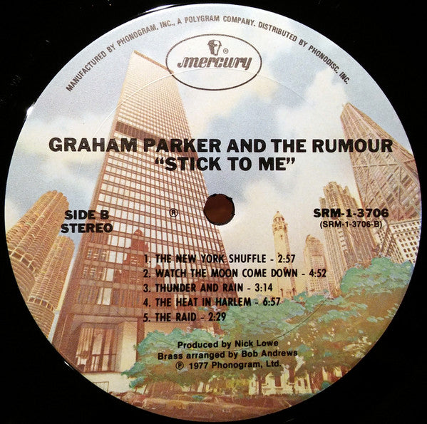 Graham Parker And The Rumour : Stick To Me (LP, Album, Ter)