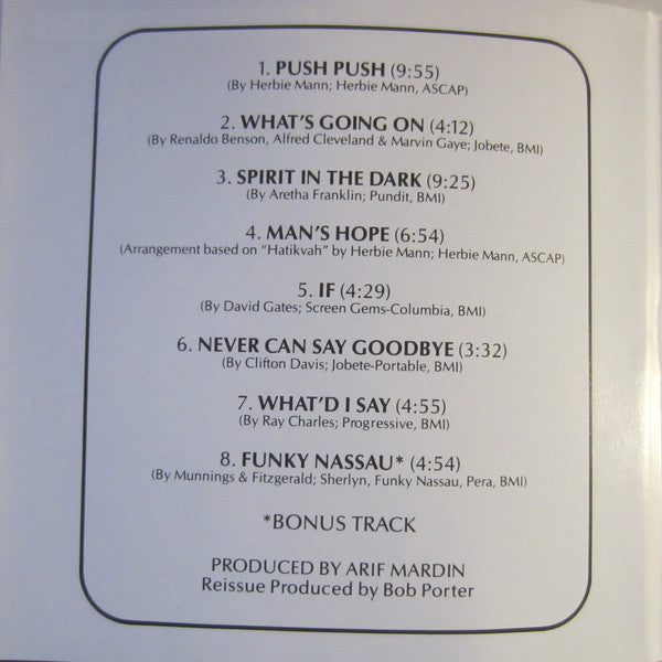 Herbie Mann : Push Push (CD, Album, RE, Bon)