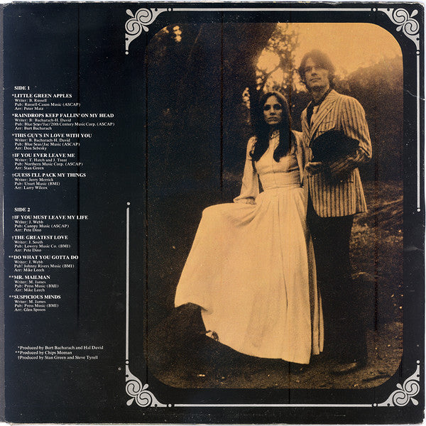 B.J. Thomas : Raindrops Keep Fallin' On My Head (LP, Album, Pit)