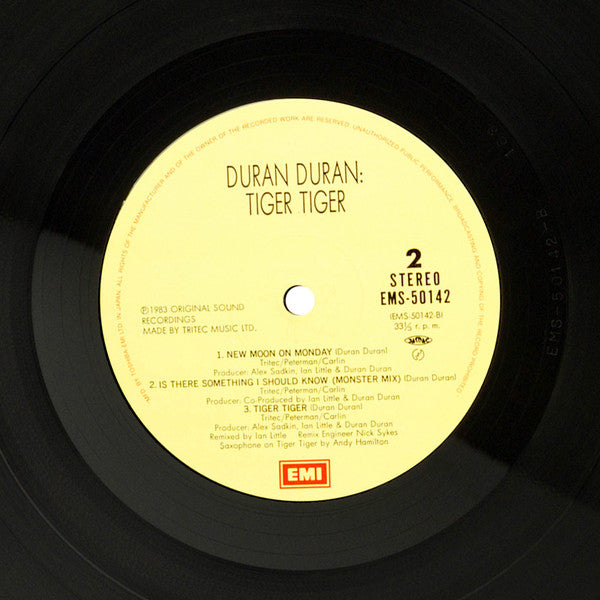Duran Duran : Tiger! Tiger! (12")