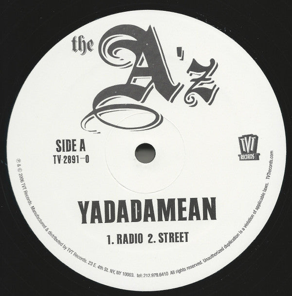 The A'z : Yadadamean (12")