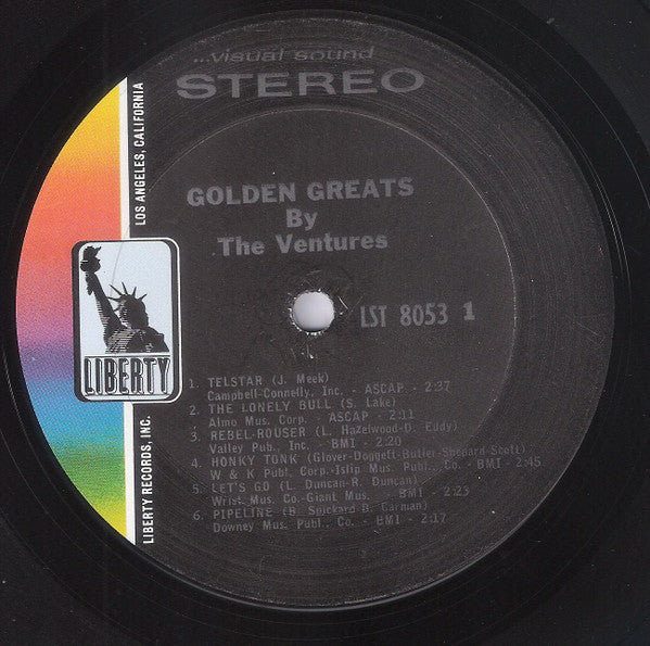 The Ventures : Golden Greats By The Ventures (LP, Comp, Ter)