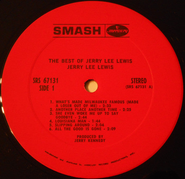 Jerry Lee Lewis : The Best Of Jerry Lee Lewis (LP, Comp, Ter)
