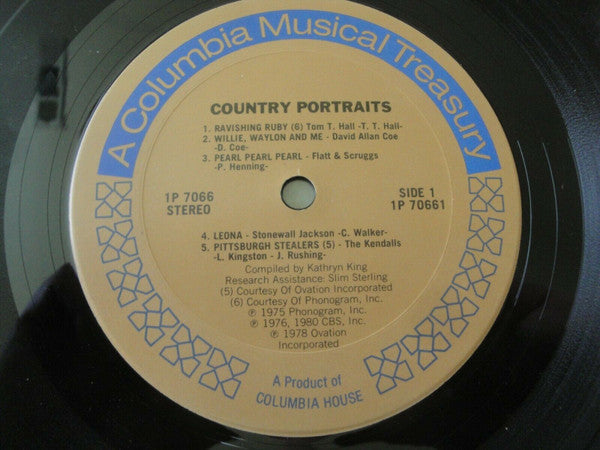 Various : Country Portraits (LP, Comp, Club)