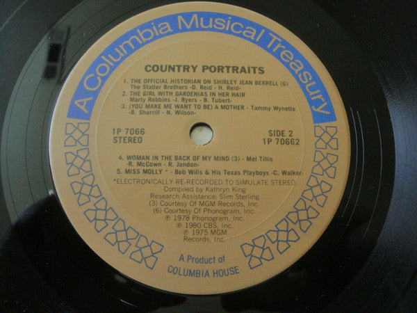 Various : Country Portraits (LP, Comp, Club)