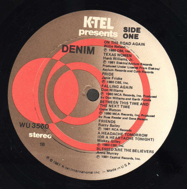 Various : Denim (LP, Album, Comp, Gol)