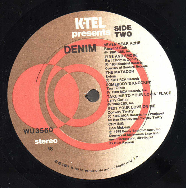Various : Denim (LP, Album, Comp, Gol)