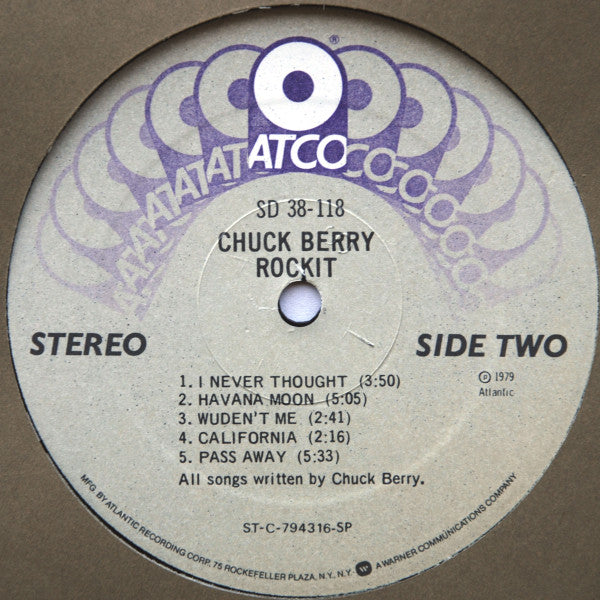 Chuck Berry : Rockit (LP, Album, SP)