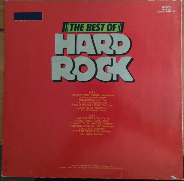 Various : The Best Of Hard Rock (LP, Comp)