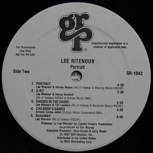 Lee Ritenour : Portrait (LP, Album, Promo)