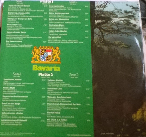 Various : Bayern: Das Grosse Souveniralbum 1: Memories Of Bavaria (2xLP, Album, Comp, Gat)