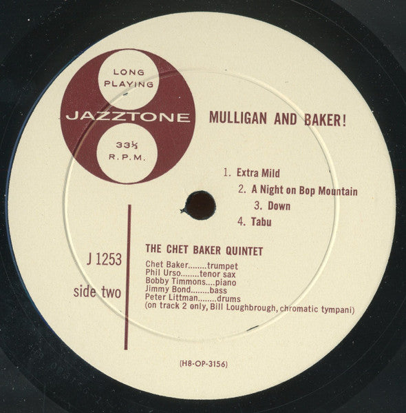 Gerry Mulligan Quartet With Lee Konitz, Chet Baker Quintet* : Mulligan And Baker! (LP, Ind)