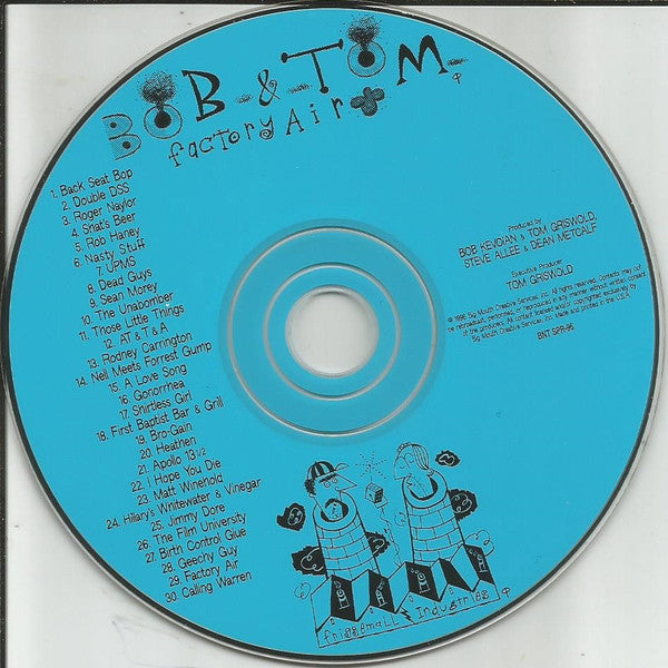 Bob & Tom : Factory Air (CD, Album, Comp)