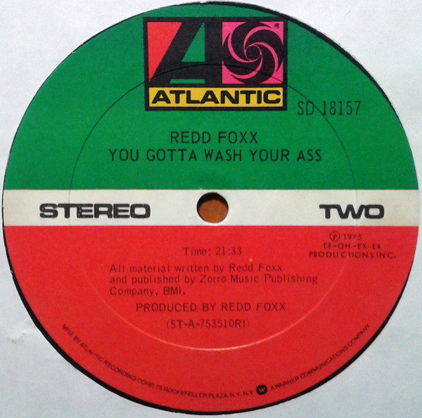 Redd Foxx : You Gotta Wash Your Ass (LP, RI )