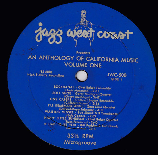 Various : Jazz West Coast Vol.1 (LP, Comp, Mono)