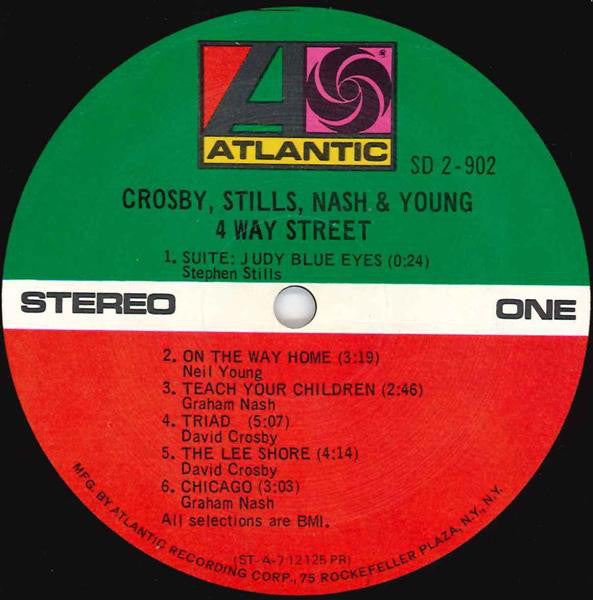 Crosby, Stills, Nash & Young : 4 Way Street (2xLP, Album, RE, PR )