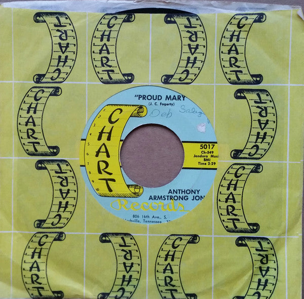 Anthony Armstrong Jones : Proud Mary (7", Single)