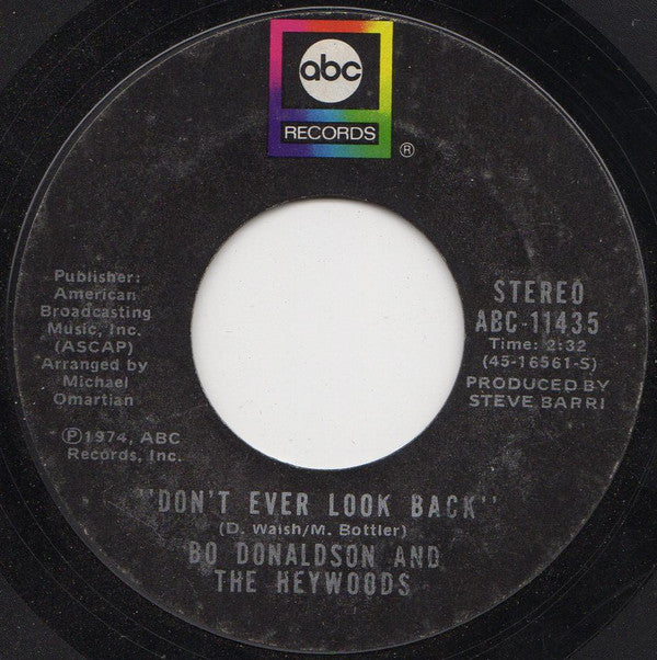 Bo Donaldson And The Heywoods* : Billy, Don't Be A Hero (7", Single, Styrene, Ter)