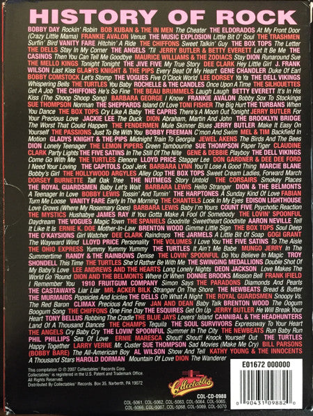 Various : History Of Rock (2 Decades Of Chart-Topping Hits 1953 to 1973) (10xCD, Comp + Box, Sli)