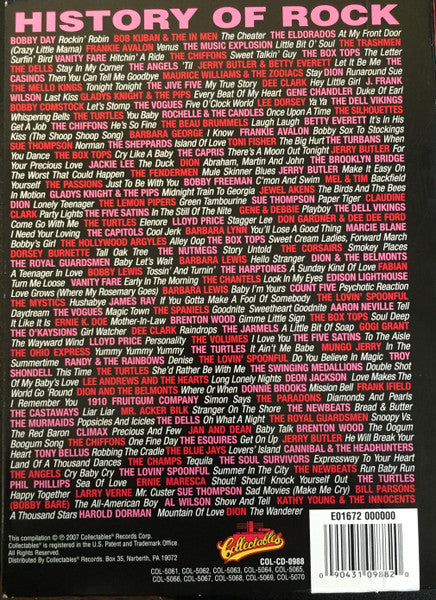 Various : History Of Rock (2 Decades Of Chart-Topping Hits 1953 to 1973) (10xCD, Comp + Box, Sli)