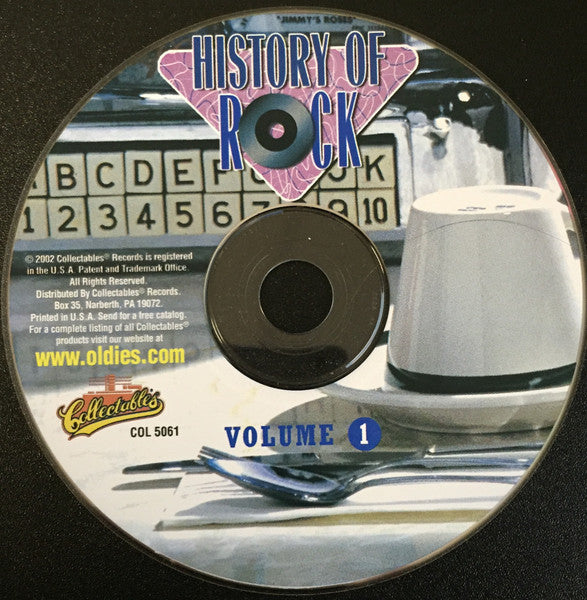 Various : History Of Rock (2 Decades Of Chart-Topping Hits 1953 to 1973) (10xCD, Comp + Box, Sli)