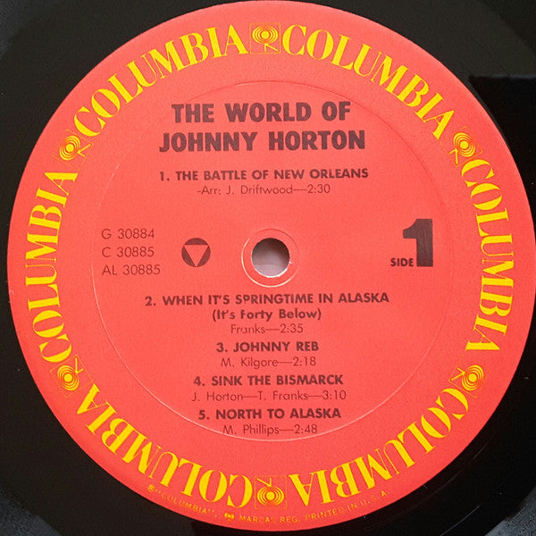 Johnny Horton : The World Of Johnny Horton (2xLP, Comp, RE, Gat)