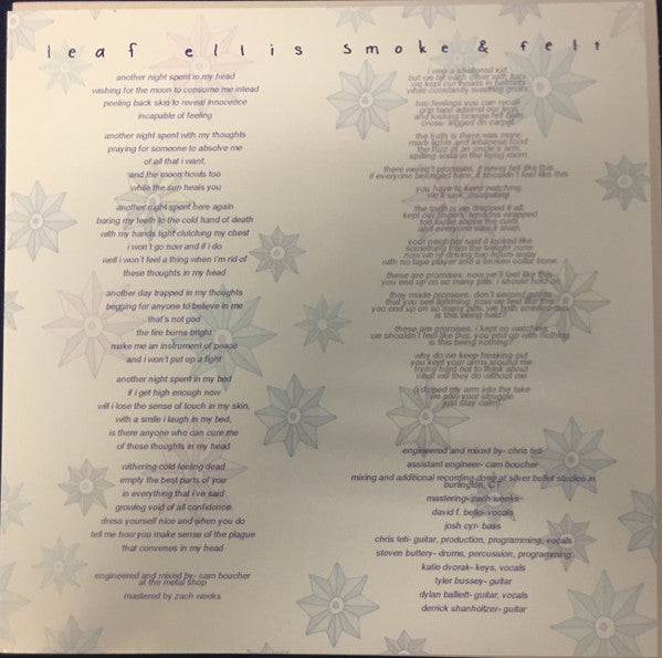 Sorority Noise / The World Is A Beautiful Place & I Am No Longer Afraid To Die : Leaf Ellis / Smoke & Felt (7", EP, Gre)