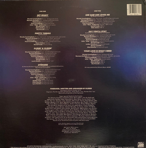 Kleeer : Get Ready (LP, Album, AR )