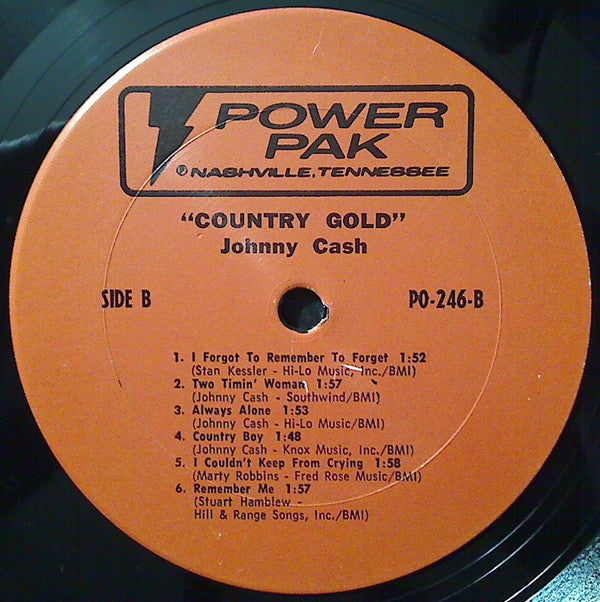 Johnny Cash : Country Gold (LP, Comp)