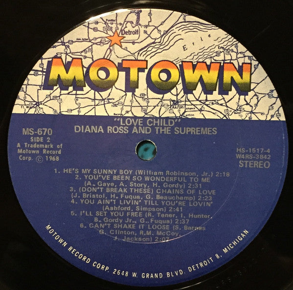 Diana Ross And The Supremes* : Love Child (LP, Album, Ter)