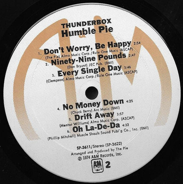 Humble Pie : Thunderbox (LP, Album, Ter)