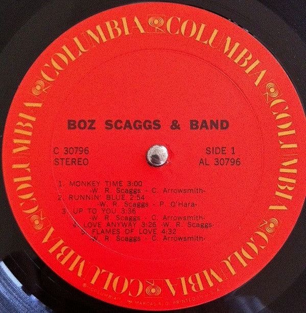 Boz Scaggs & Band : Boz Scaggs & Band (LP, Album, Ter)