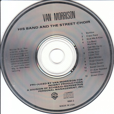 Van Morrison : His Band And The Street Choir (CD, Album, RE)