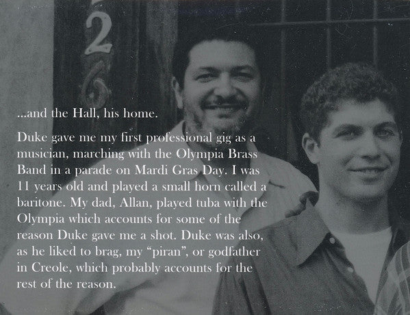 Preservation Hall Hot 4 With Duke Dejan* : Preservation Hall Hot 4 With Duke Dejan (CD, Album)