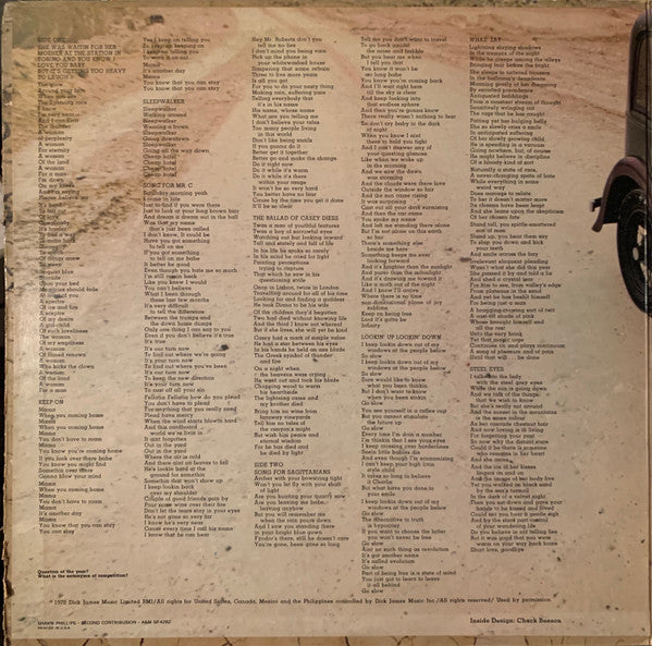 Shawn Phillips (2) : Second Contribution (LP, Album, RE, RP, Ter)