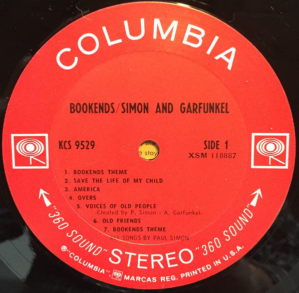 Simon & Garfunkel : Bookends (LP, Album, Ter)
