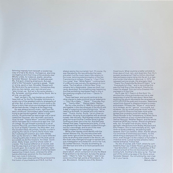 Sly & The Family Stone : Small Talk (LP, Album, Ter)