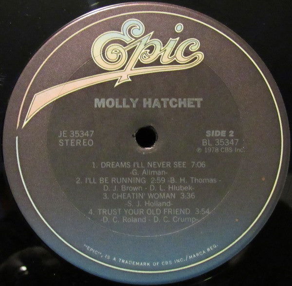 Molly Hatchet : Molly Hatchet (LP, Album, RE, Ter)