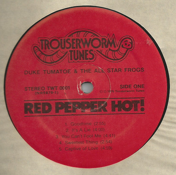 Duke Tumatoe And The All-Star Frogs : Red Pepper Hot! (LP, Album)
