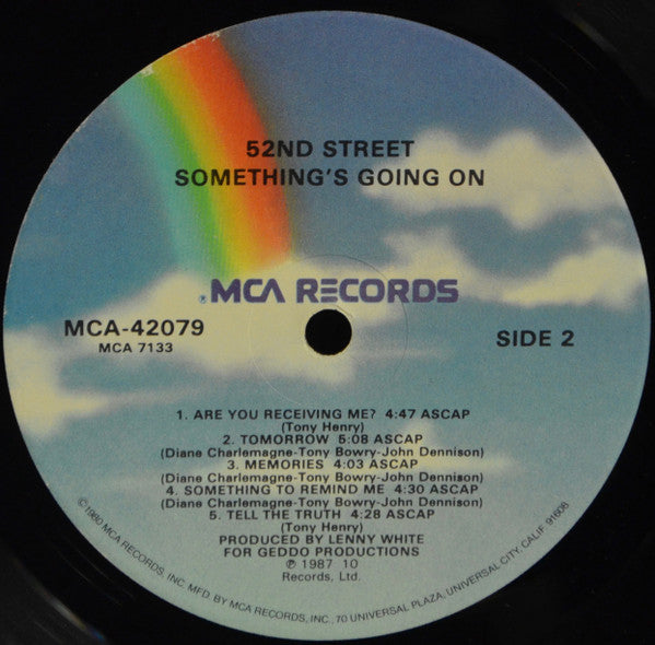 52nd Street : Something's Going On (LP, Album)
