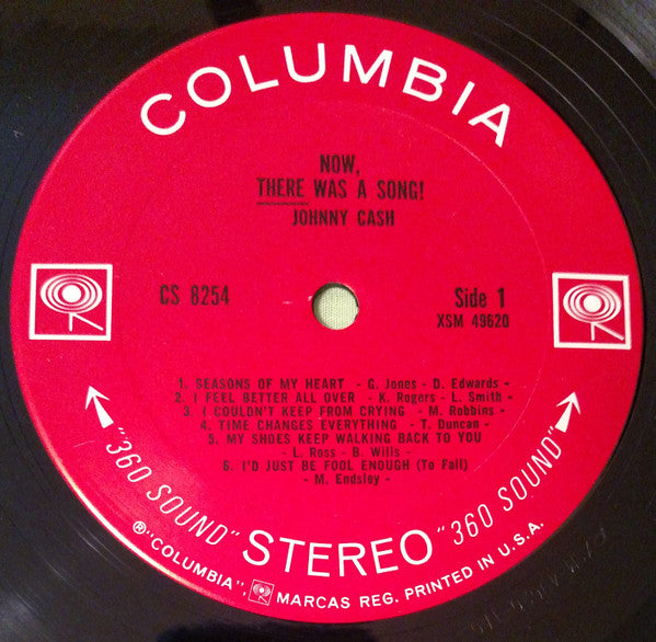 Johnny Cash : Now, There Was A Song! (LP, Album, RP)