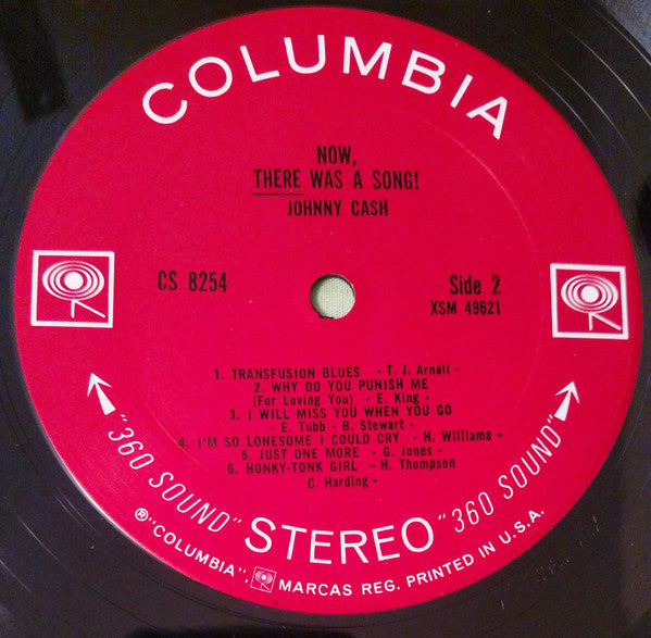 Johnny Cash : Now, There Was A Song! (LP, Album, RP)