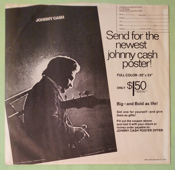 Johnny Cash : Now, There Was A Song! (LP, Album, RP)