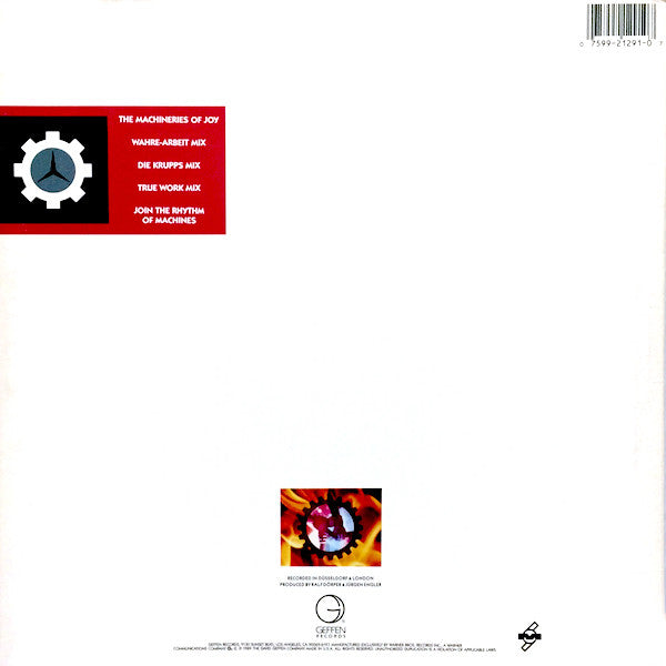Die Krupps With Nitzer Ebb : The Machineries Of Joy (12", Maxi)