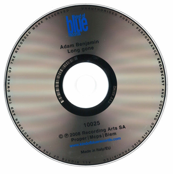 Adam Benjamin : Long Gone (CD, Album)